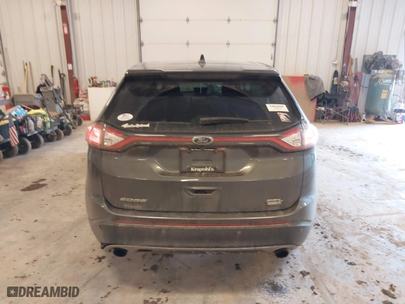 2016 Ford Edge SEL with VIN 2FMPK4J90GBC65048, listed as a IAAI auction lot 41705819 with 87,172 mi miles. Bid and sale history available at carsss.com. Image 16.