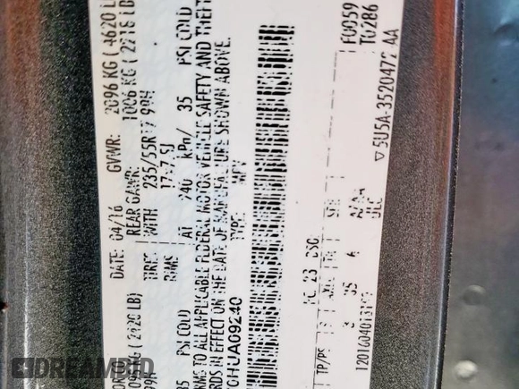 2017 Ford Escape S with VIN 1FMCU0F70HUA09240, listed as a Copart auction lot 49888725 with 179,359 mi miles and Clean title. Bid and sale history available at DreamBid. Image 13.