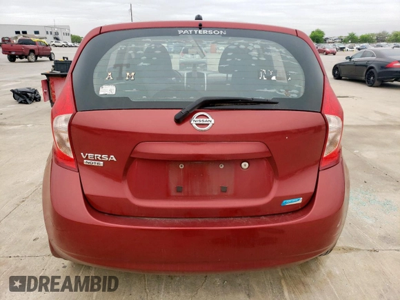2016 Nissan Note S Plus with VIN 3N1CE2CP0GL365586, listed as a Copart auction lot 51807465 with 108,312 mi miles and Salvage Title. Bid and sale history available at DreamBid. Image 6.