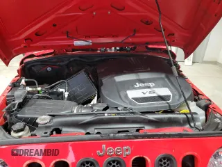2018 Jeep Wrangler JK Unlimited Sport S with VIN 1C4BJWDG7JL849283, listed as a Copart auction lot 73108554 with 65,382 mi miles and Salvage Title. Bid and sale history available at carsss.com. Image 12.