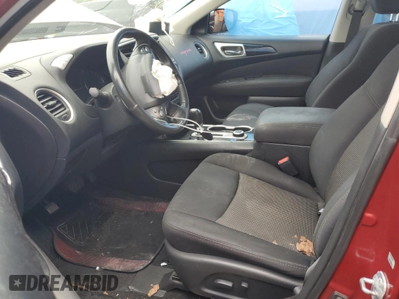 2017 Nissan Pathfinder SL with VIN 5N1DR2MM2HC648722, listed as a Copart auction lot 54918265 with 160,575 mi miles and Salvage Title. Bid and sale history available at DreamBid. Image 7.
