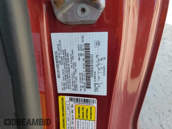 2015 Ford Mustang EcoBoost Premium with VIN 1FATP8UH2F5365272, listed as a Copart auction lot 60438825 with 77,675 mi miles and Salvage title. Bid and sale history available at DreamBid. Image 12.