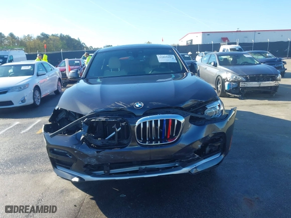 2020 BMW X4 xDrive30i with VIN 5UX2V1C07L9B83698, listed as a IAAI auction lot 41860487 with 51,891 mi miles. Bid and sale history available at carsss.com. Image 13.