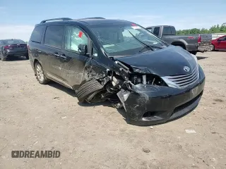2017 Toyota Sienna XLE with VIN 5TDDZ3DC6HS186360, listed as a Copart auction lot 57504965 with 99,026 mi miles and Salvage title. Bid and sale history available at DreamBid. Image 13.