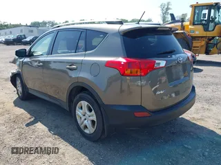 2015 Toyota RAV4 LE with VIN JTMBFREV9FD117691, listed as a IAAI auction lot 42429598 with 132,752 mi miles and . Bid and sale history available at DreamBid. Image 3.