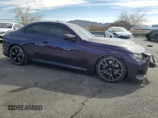 2022 BMW 2 Series M240i xDrive with VIN 3MW53CM0XN8C61591, listed as a Copart auction lot 45224845 with 24,015 mi miles and Salvage title. Bid and sale history available at DreamBid. Image 4.
