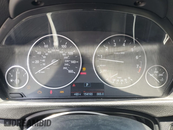 2015 BMW 3 Series 328i with VIN WBA3A5G5XFNS86943, listed as a Copart auction lot 57620325 with 154,165 mi miles and Salvage title. Bid and sale history available at DreamBid. Image 9.