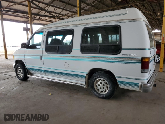 1992 Ford Econoline Cargo z VIN 1FDEE14H7NHA94279, wystawiony jako Copart lot #82831194 z przebiegiem Nie podano mil oraz Czysty tytuł • Clean title. Historia ofert i sprzedaży dostępna na DreamBid. Obrazek 2.