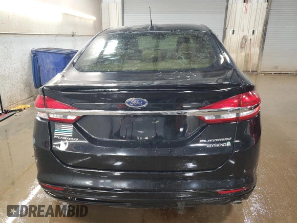 2018 Ford Fusion Hybrid Titanium with VIN 3FA6P0RU3JR153944, listed as a Copart auction lot 50405545 with 170,931 mi miles and Salvage Title. Bid and sale history available at carsss.com. Image 6.