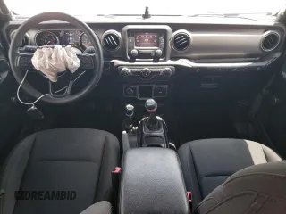 2020 Jeep Wrangler Sport with VIN 1C4GJXAG7LW143240, listed as a Copart auction lot 64058024 with 35,737 mi miles and Salvage title. Bid and sale history available at DreamBid. Image 8.