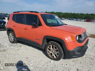 2018 Jeep Renegade Latitude with VIN ZACCJABB0JPH67244, listed as a Copart auction lot 57635965 with 163,256 mi miles and Salvage title. Bid and sale history available at DreamBid. Image 4.