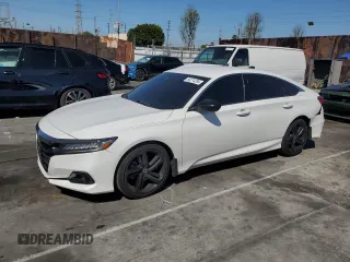 2022 Honda Accord Sedan Sport SE with VIN 1HGCV1F40NA086363, listed as a Copart auction lot 50274295 with 50,825 mi miles and Salvage Title. Bid and sale history available at carsss.com. Image 1.