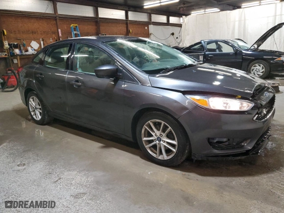 2018 Ford Focus SE with VIN 1FADP3F25JL225043, listed as a Copart auction lot 48569315 with 106,266 mi miles and Salvage Title. Bid and sale history available at carsss.com. Image 4.