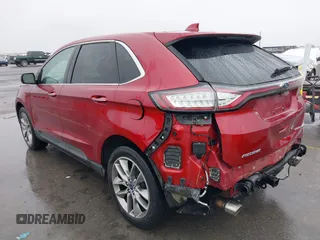 2015 Ford Edge Titanium with VIN 2FMPK4K83FBB41232, listed as a IAAI auction lot 41446222 with 97,829 mi miles. Bid and sale history available at carsss.com. Image 3.