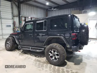 2021 Jeep Wrangler Unlimited Rubicon z VIN 1C4HJXFG7MW651772, wystawiony jako Copart lot #51651685 z przebiegiem 59 351 mil mil oraz Szkoda całkowita • Salvage title. Historia ofert i sprzedaży dostępna na DreamBid. Obrazek 2.