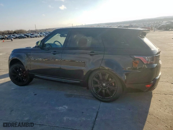 2020 Land Rover Range Rover Sport HST with VIN SALWS2RU1LA746485, listed as a Copart auction lot 46241465 with 26,862 mi miles and Salvage Title. Bid and sale history available at carsss.com. Image 2.