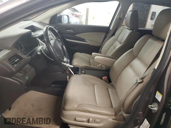 2012 Honda CR-V EX-L with VIN 5J6RM4H76CL010422, listed as a Copart auction lot 57887905 with 166,990 mi miles and Salvage title. Bid and sale history available at DreamBid. Image 7.