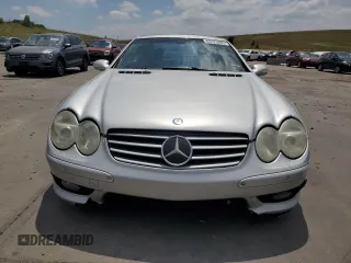 2003 Mercedes-Benz SL 500 with VIN WDBSK75F83F032154, listed as a Copart auction lot 63123435 with 123,359 mi miles and Clean title. Bid and sale history available at DreamBid. Image 5.