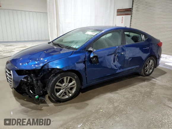 2017 Hyundai Elantra Limited with VIN 5NPD84LF8HH165455, listed as a Copart auction lot 54668785 with 145,968 mi miles and Non Repairable. Bid and sale history available at DreamBid. Image 1.