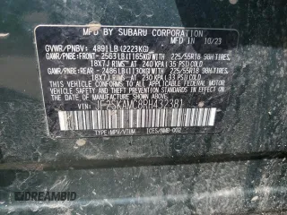 2024 Subaru Forester Touring with VIN JF2SKAMC8RH432381, listed as a Copart auction lot 56957295 with 62,132 mi miles and Salvage title. Bid and sale history available at DreamBid. Image 14.