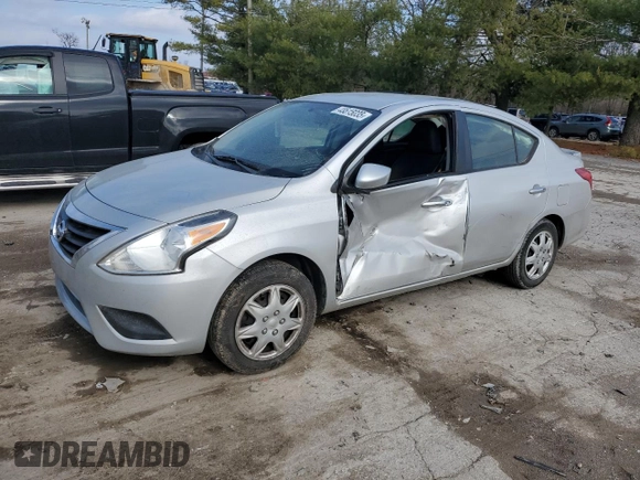 2018 Nissan Versa Sedan SV with VIN 3N1CN7AP7JL875490, listed as a Copart auction lot 43515035 with 74,194 mi miles and Salvage Title. Bid and sale history available at carsss.com. Image 1.