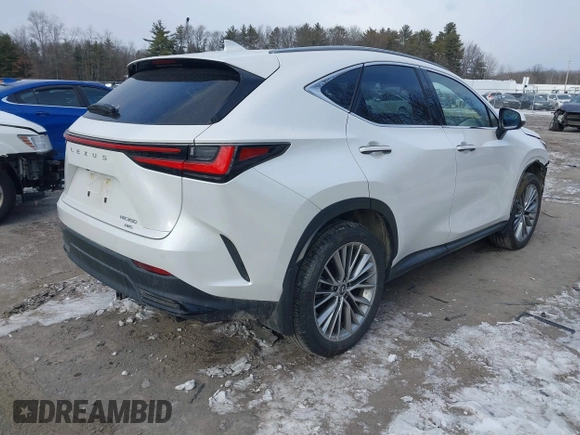 2024 Lexus NX with VIN JTJHGCEZXR5007672, listed as a IAAI auction lot 41298685 with 7,540 mi miles. Bid and sale history available at carsss.com. Image 4.