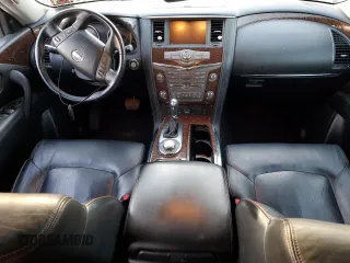 2018 Nissan Armada SV with VIN JN8AY2NC2J9558221, listed as a Copart auction lot 85910294 with 95,434 mi miles and Salvage Title. Bid and sale history available at carsss.com. Image 8.