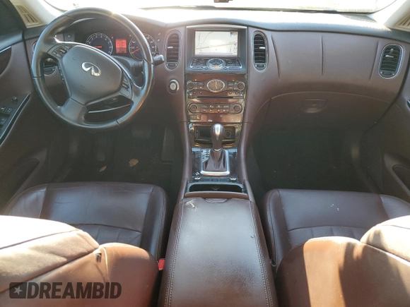 2010 Infiniti EX Journey with VIN JN1AJ0HP7AM701988, listed as a Copart auction lot 81646054 with 145,198 mi miles and Salvage Title. Bid and sale history available at DreamBid. Image 8.