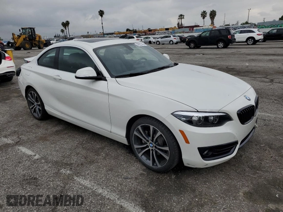 2018 BMW 2 Series 230i with VIN WBA2J1C54JVD09607, listed as a Copart auction lot 49627494 with 39,385 mi miles. Bid and sale history available at carsss.com. Image 4.