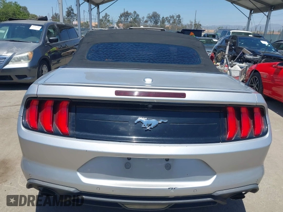 2018 Ford Mustang EcoBoost Premium with VIN 1FATP8UH0J5154967, listed as a IAAI auction lot 42395409 with 105,986 mi miles and . Bid and sale history available at DreamBid. Image 16.