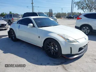 2004 Nissan 350Z Touring with VIN JN1AZ34E74T064156, listed as a IAAI auction lot 41498213 with 148,370 mi miles. Bid and sale history available at carsss.com. Image 1.