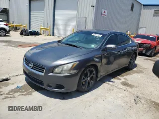 2013 Nissan Maxima S with VIN 1N4AA5AP6DC818837, listed as a Copart auction lot 61848785 with 149,145 mi miles and Salvage title. Bid and sale history available at DreamBid. Image 1.