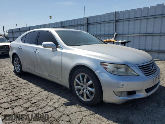 2012 Lexus LS 460 with VIN JTHBL5EFXC5108951, listed as a Copart auction lot 57759625 with 106,835 mi miles and Salvage title. Bid and sale history available at DreamBid. Image 4.