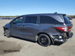 2024 Honda Odyssey EX-L with VIN 5FNRL6H68RB037841, listed as a Copart auction lot 50380715 with 11,880 mi miles and Salvage Title. Bid and sale history available at DreamBid. Image 2.
