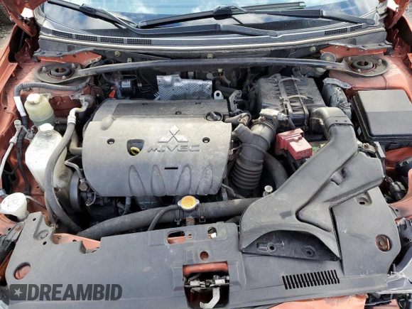 2011 Mitsubishi Lancer GTS with VIN JA32U8FW6BU011215, listed as a Copart auction lot 86357004 with 128,577 mi miles and Salvage Title. Bid and sale history available at carsss.com. Image 11.
