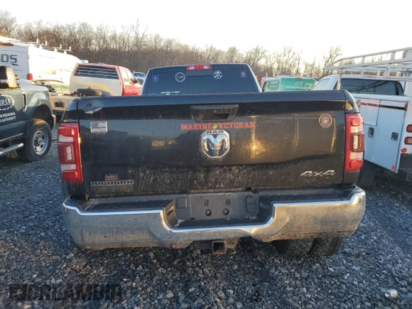 2022 Ram 3500 Big Horn with VIN 3C63RRHL7NG286929, listed as a Copart auction lot 87035694 with 55,955 mi miles and Salvage Title. Bid and sale history available at carsss.com. Image 6.