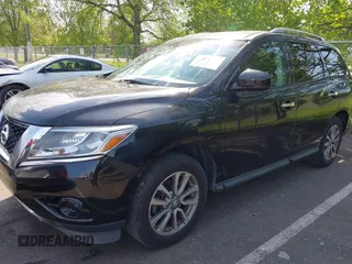 2013 Nissan Pathfinder Platinum with VIN 5N1AR2MM3DC666577, listed as a IAAI auction lot 42214281 with 113,177 mi miles and . Bid and sale history available at DreamBid. Image 2.