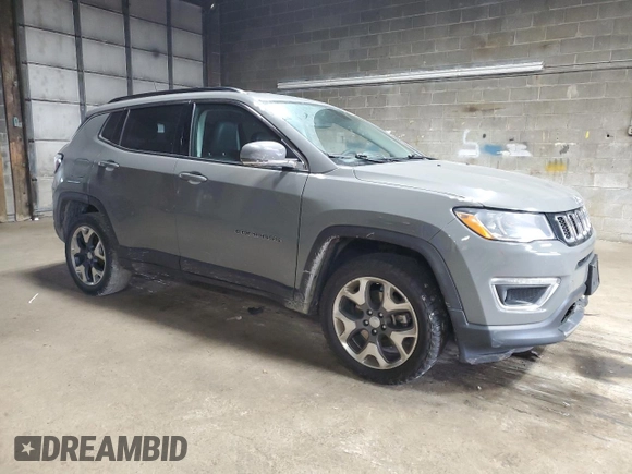 2020 Jeep Compass Limited с VIN 3C4NJDCB8LT123530, выставлен на аукционе Copart как лот 55310035 с пробегом 75 172 миль миль и Списание • Salvage title. История ставок и продаж доступна на DreamBid. Изображение 4.