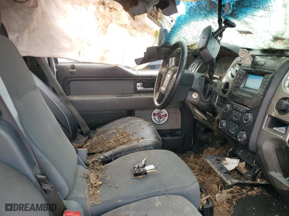 2013 Ford F-150 XL with VIN 1FTFW1CF9DKE64655, listed as a Copart auction lot 44327465 with 176,952 mi miles and Salvage Title. Bid and sale history available at carsss.com. Image 7.
