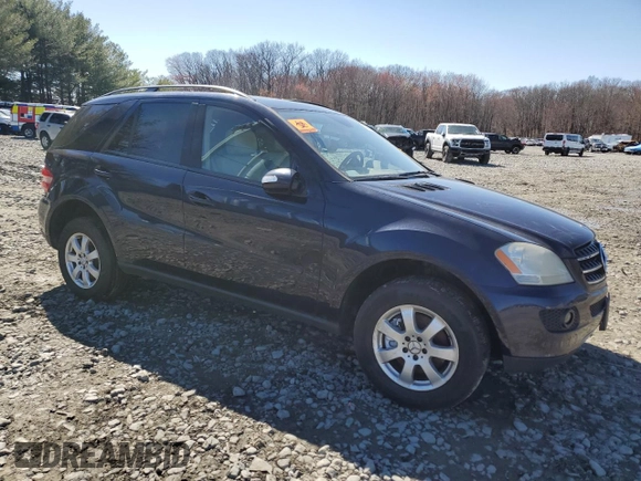 2007 Mercedes-Benz M 350 with VIN 4JGBB86E37A246528, listed as a Copart auction lot 49773195 with 143,043 mi miles and Salvage Title. Bid and sale history available at DreamBid. Image 4.