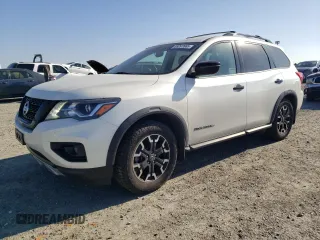 2019 Nissan Pathfinder S with VIN 5N1DR2MM2KC640448, listed as a Copart auction lot 89297665 with 85,261 mi miles and Salvage Title. Bid and sale history available at carsss.com. Image 1.