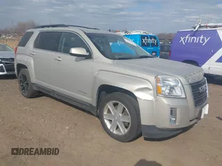 2011 GMC Terrain SLT-1 with VIN 2CTFLUE5XB6201691, listed as a IAAI auction lot 41843933 with 108,647 mi miles and . Bid and sale history available at carsss.com. Image 1.