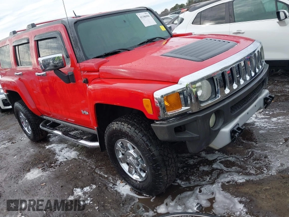 2008 Hummer H3 Luxury z VIN 5GTEN43E288201443, wystawiony jako IAAI lot #41386906 z przebiegiem 165 975 mil mil oraz . Historia ofert i sprzedaży dostępna na DreamBid. Obrazek 1.