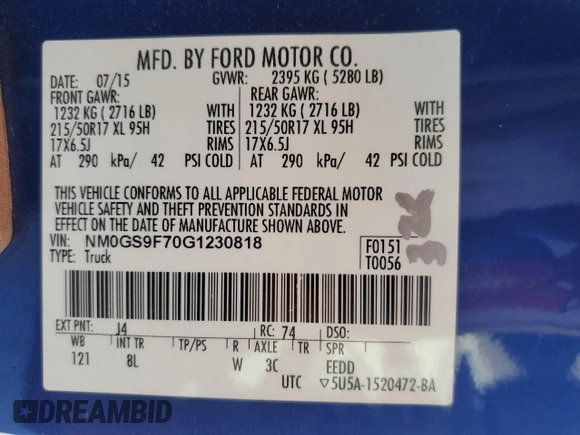 2016 Ford Transit Connect XLT z VIN NM0GS9F70G1230818, wystawiony jako Copart lot #45552815 z przebiegiem 152 367 mil mil oraz Szkoda całkowita • Salvage title. Historia ofert i sprzedaży dostępna na DreamBid. Obrazek 13.