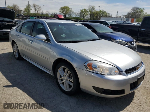 2012 Chevrolet Impala LTZ with VIN 2G1WC5E37C1291499, listed as a Copart auction lot 50063664 with 173,454 mi miles and Salvage Title. Bid and sale history available at DreamBid. Image 4.