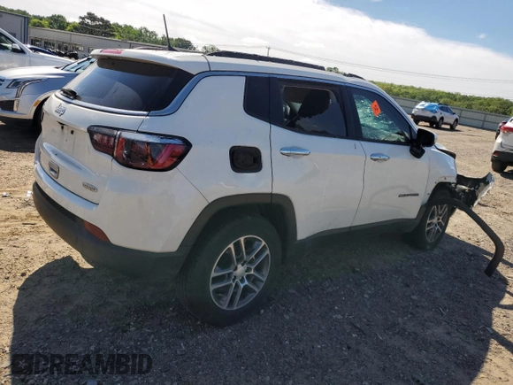 2017 Jeep Compass Latitude with VIN 3C4NJDBB1HT646414, listed as a Copart auction lot 53825075 with 81,593 mi miles and Salvage Title. Bid and sale history available at carsss.com. Image 3.