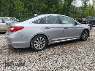 2015 Hyundai Sonata Sport with VIN 5NPE34AF3FH072555, listed as a Copart auction lot 58153545 with 128,180 mi miles and Salvage title. Bid and sale history available at DreamBid. Image 3.