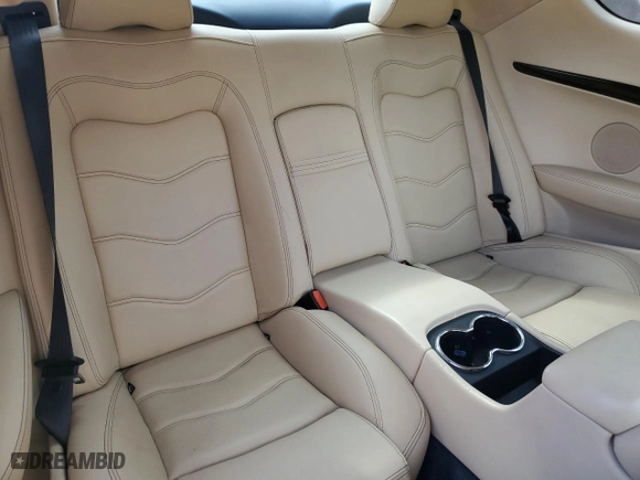 2012 Maserati GranTurismo S with VIN ZAM45KLAXC0063982, listed as a Copart auction lot 58490074 with 25,194 mi miles and Salvage Title. Bid and sale history available at carsss.com. Image 10.
