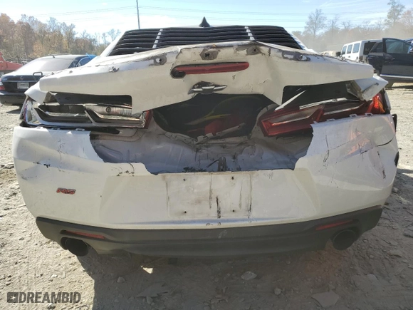 2017 Chevrolet Camaro 2LT with VIN 1G1FD1RX0H0103184, listed as a Copart auction lot 79319384 with 61,309 mi miles and Salvage Title. Bid and sale history available at carsss.com. Image 6.