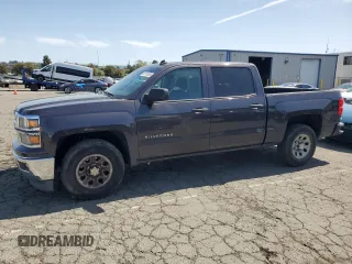 2014 Chevrolet Silverado 1500 LT with VIN 3GCPCREC0EG389917, listed as a Copart auction lot 52718365 with 153,269 mi miles and Salvage Title. Bid and sale history available at carsss.com. Image 1.